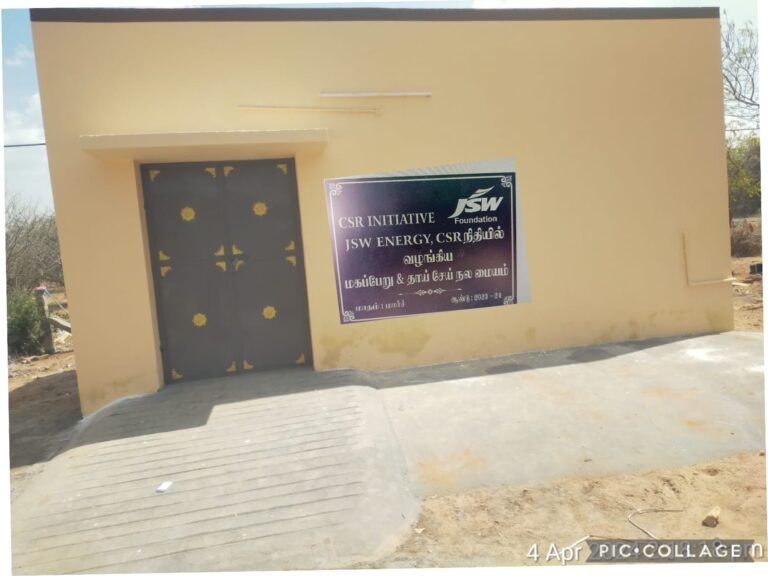 JSW and FEEED – Maternity Hall Construction in Coimbatore